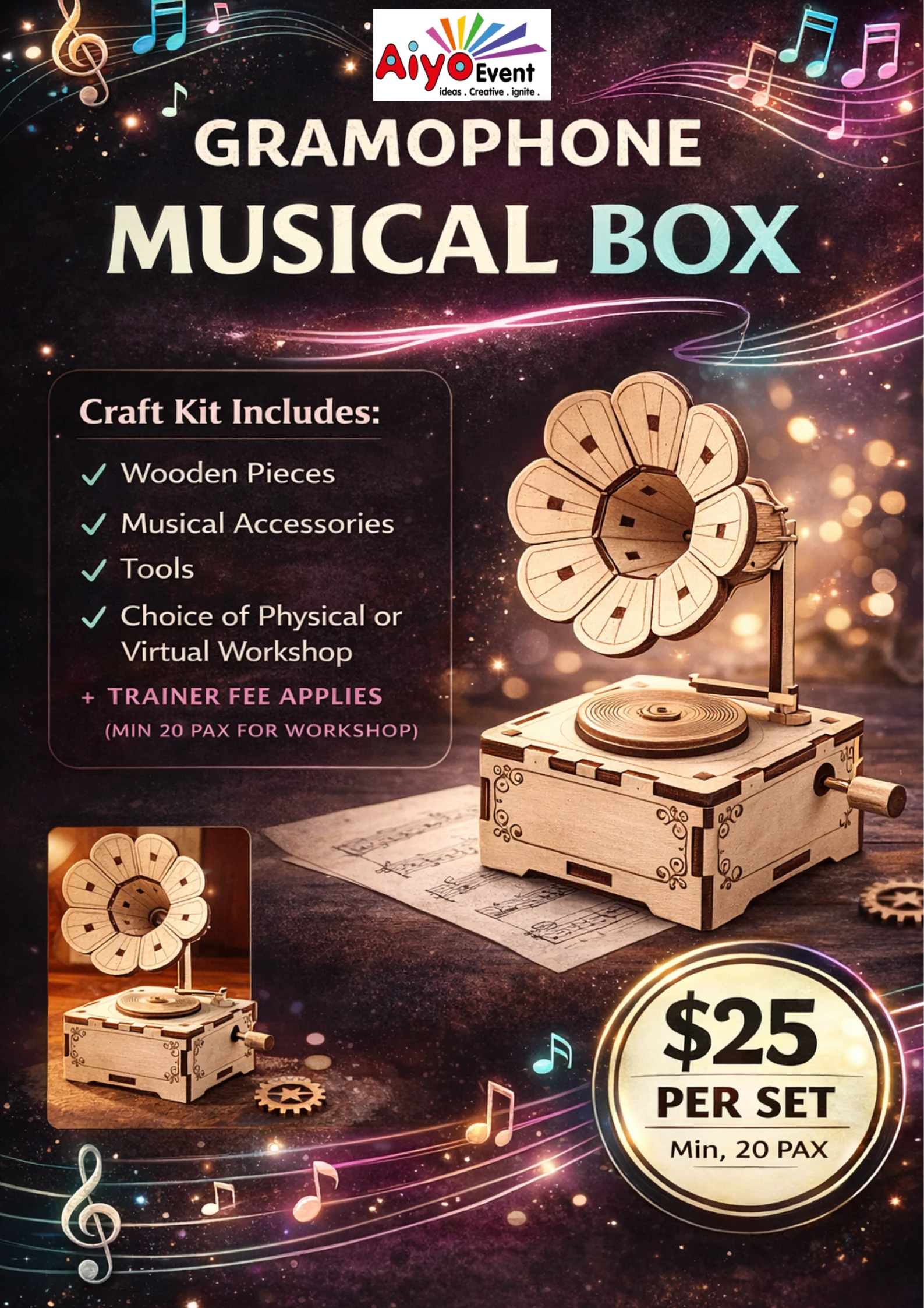 DIY Gramophone Music Box